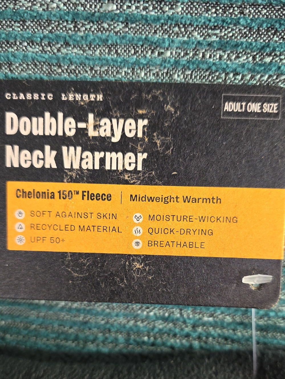 Turtle Fur Double Layer Unisex Neck-Warmer Black - Picture 3 of 5